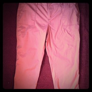 20W Coral/orange Colored Pants, 4 pockets